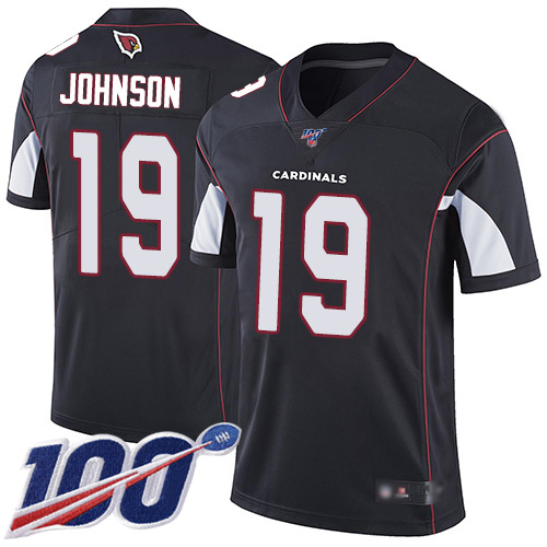 Arizona Cardinals Limited Black Men KeeSean Johnson Alternate Jersey NFL Football #19 100th Season Vapor Untouchable